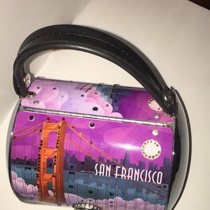 San Francisco bridge liecense plate bag